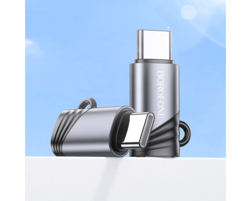 Адаптер BOROFONE BV20 Type-C male to iP female adapter Black (6941991110283)