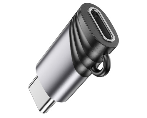 Адаптер BOROFONE BV20 Type-C male to iP female adapter Black (6941991110283)