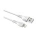 Кабель BOROFONE BX51 USB to iP 2.4A,1m, PVC, PVC connectors, White (6931474743909)