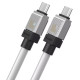 Кабель Baseus CoolPlay Series Fast Charging Cable Type-C to Type-C 100W 1m White (CAKW000202)