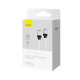 Кабель Baseus CoolPlay Series Fast Charging Cable Type-C to Type-C 100W 1m White (CAKW000202)