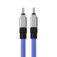 Кабель Baseus CoolPlay Series Fast Charging Cable Type-C to Type-C 100W 1m  Blue (CAKW000203)