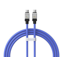 Кабель Baseus CoolPlay Series Fast Charging Cable Type-C to Type-C 100W 1m  Blue (CAKW000203)