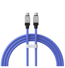 Кабель Baseus CoolPlay Series Fast Charging Cable Type-C to Type-C 100W 1m  Blue (CAKW000203)