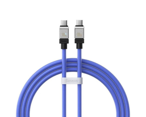 Кабель Baseus CoolPlay Series Fast Charging Cable Type-C to Type-C 100W 1m  Blue (CAKW000203)