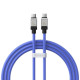 Кабель Baseus CoolPlay Series Fast Charging Cable Type-C to Type-C 100W 1m  Blue (CAKW000203)