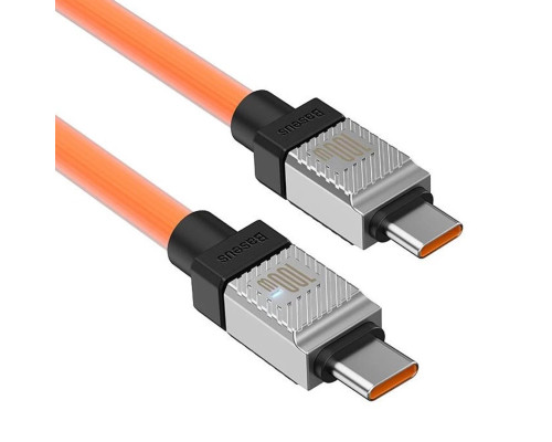 Кабель Baseus CoolPlay Series Fast Charging Cable Type-C to Type-C 100W 1m Orange (CAKW000207)