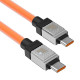 Кабель Baseus CoolPlay Series Fast Charging Cable Type-C to Type-C 100W 1m Orange (CAKW000207)