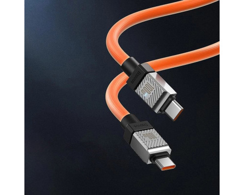 Кабель Baseus CoolPlay Series Fast Charging Cable Type-C to Type-C 100W 1m Orange (CAKW000207)