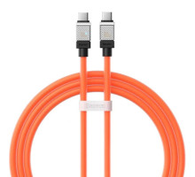 Кабель Baseus CoolPlay Series Fast Charging Cable Type-C to Type-C 100W 1m Orange (CAKW000207)