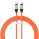 Кабель Baseus CoolPlay Series Fast Charging Cable Type-C to Type-C 100W 1m Orange (CAKW000207)