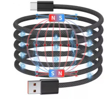 Кабель NN SN1 Magnetic Usb Type-C 1m 100W black (NNSN1)