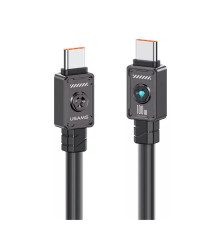 Кабель Usams US-SJ684 Type-C TO Type-C 100W 1.2m black (SJ684USB01)