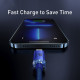 Кабель Baseus Crystal Shine Series Fast Charging Data Cable USB to iP 2.4A 2m Blue (CAJY000103)