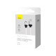 Кабель Baseus CoolPlay Series Fast Charging Cable USB to iP 2.4A 1m White (CAKW000402)