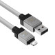 Кабель Baseus CoolPlay Series Fast Charging Cable USB to iP 2.4A 1m White (CAKW000402)