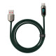 Кабель Baseus Display Fast Charging Data Cable USB to Type-C 66W 2m Green (CASX020106)