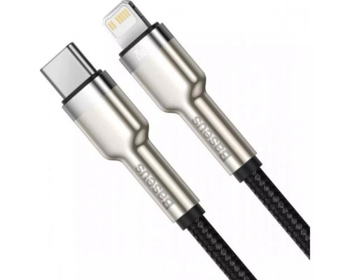 Кабель Baseus Cafule Series Metal Data Cable Type-C to iP PD 20W 0.25m Black (CATLJK-01)