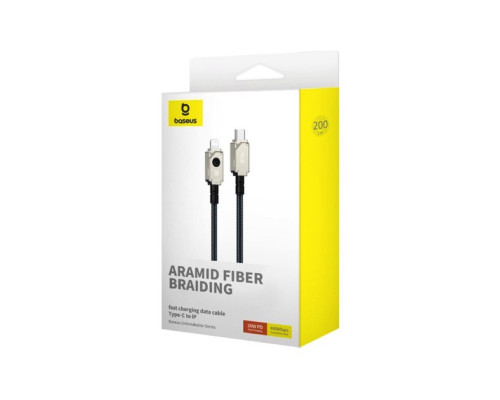 Кабель Baseus Unbreakable Series Fast Charging Data Cable Type-C to iP 20W 2m Stellar White (P10355803221-01)