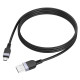 Кабель HOCO X109 Energy silicone charging data cable Micro (L=1M) Black (6942007636223)
