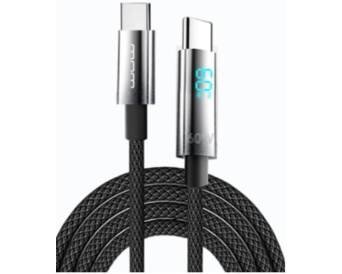 Кабель WUW-X214 Type-C to Type-C PD60W 1m Black (WUW-X214)