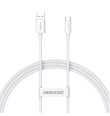 Кабель Baseus Superior Series (SUPERVOOC) Fast Charging Data Cable USB to Type-C 65W 1m White (CAYS000902)