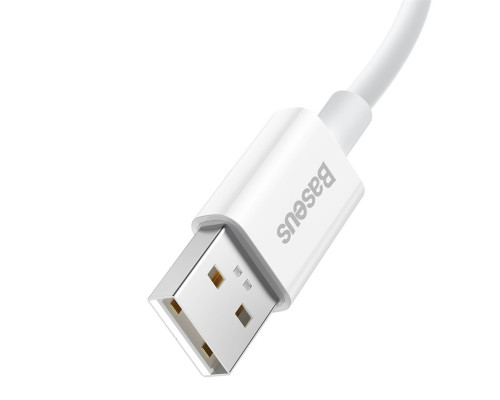 Кабель Baseus Superior Series (SUPERVOOC) Fast Charging Data Cable USB to Type-C 65W 2m White (CAYS001002)
