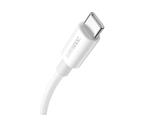 Кабель Baseus Superior Series (SUPERVOOC) Fast Charging Data Cable USB to Type-C 65W 2m White (CAYS001002)