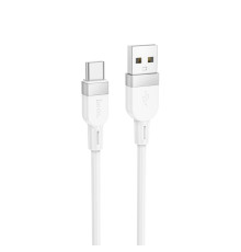 Кабель HOCO X109 Energy silicone charging data cable Type-C(L=1M) White (6942007636254)