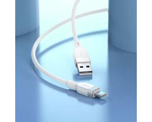 Кабель HOCO X109 Energy silicone charging data cable Type-C(L=1M) White (6942007636254)