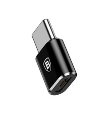 Адаптер Baseus Micro Female To Type-C Male Adapter Converter Black (CAMOTG-01)