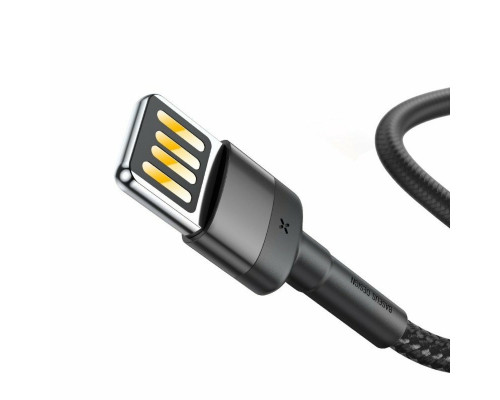 Кабель Baseus Cafule Cable（Special Edition）USB For iP 1m Grey+Black (CALKLF-GG1)