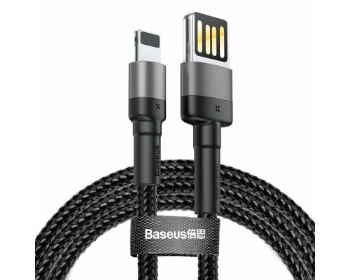 Кабель Baseus Cafule Cable（Special Edition）USB For iP 1m Grey+Black (CALKLF-GG1)