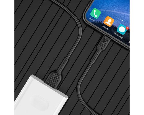 Кабель HOCO X33 Type-C 5A Surge charging data cable Black (6931474706119)