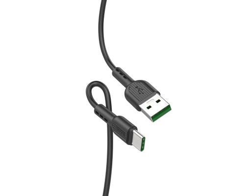 Кабель HOCO X33 Type-C 5A Surge charging data cable Black (6931474706119)
