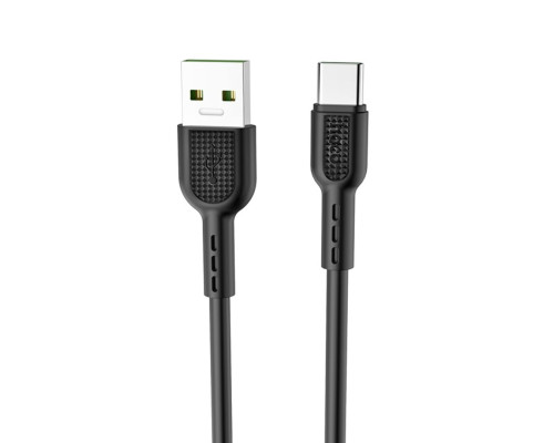 Кабель HOCO X33 Type-C 5A Surge charging data cable Black (6931474706119)