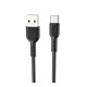 Кабель HOCO X33 Type-C 5A Surge charging data cable Black (6931474706119)