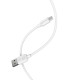 Кабель BOROFONE BX14 USB to Micro 2.4A, 3m, PVC, TPE connectors, White (BX14M3W)