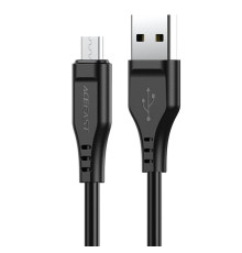 Кабель ACEFAST C3-09 USB to Micro 2,4A, 1.2m, TPE, TPE connectors, Black (AFC3-09B)