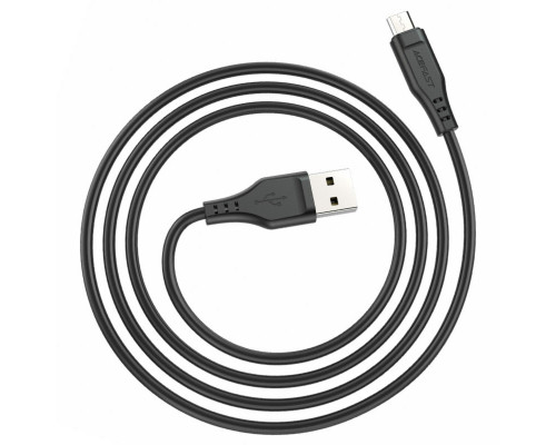 Кабель ACEFAST C3-09 USB to Micro 2,4A, 1.2m, TPE, TPE connectors, Black (AFC3-09B)