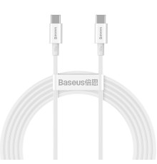 Кабель Baseus Superior Series Fast Charging Data Cable Type-C to Type-C 100W 2m White (CATYS-C02)