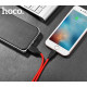 Кабель HOCO X21 USB to iP 2A, 1m, silicone, TPE connectors, Black+Red (6957531071372)