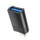 Адаптер HOCO UA17 iP Male to USB female USB2.0 adapter Black (6931474761989)