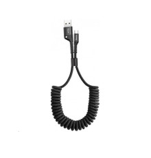 Кабель Baseus Fish eye Spring Data Cable For Type-C 3A 1M Black (CATSR-01)