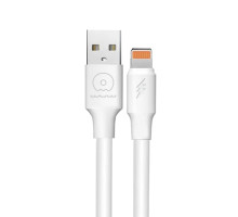 Кабель WUW-X169 USB Lightning 5А white (6972573331642)