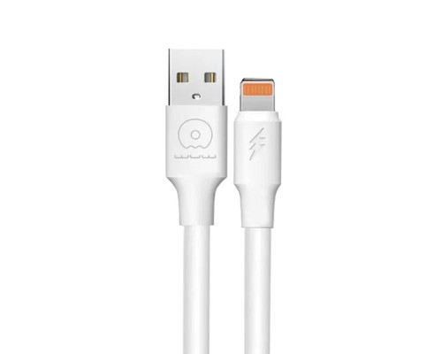 Кабель WUW-X169 USB Lightning 5А white (6972573331642)