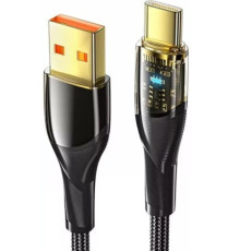 Кабель ESSAGER TD01-P USB to Type-C 100W black (EXCT-TD01-P)
