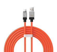 Кабель Baseus CoolPlay Series Fast Charging Cable USB to Type-C 100W 2m Orange (CAKW000707)