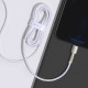 Кабель Baseus Cafule Series Metal Data Cable USB to IP 2.4A 1m White (CALJK-A02)