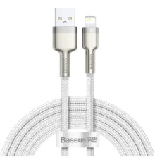 Кабель Baseus Cafule Series Metal Data Cable USB to IP 2.4A 1m White (CALJK-A02)